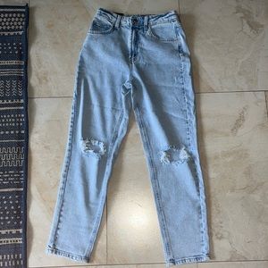 brand new with tags ripped light wash jeans